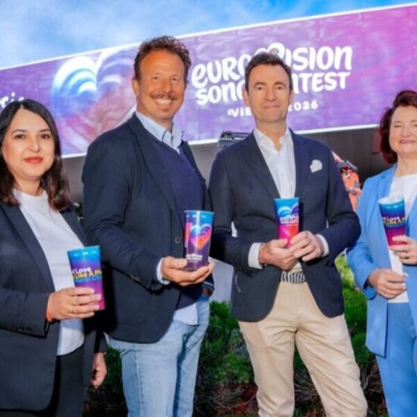 Borouge and partners supply recycled cups for Vienna Eurovision events