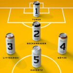 Derek&Eric Design Series Of Bitburger Cans Celebrating Germany’s World Cup Wins