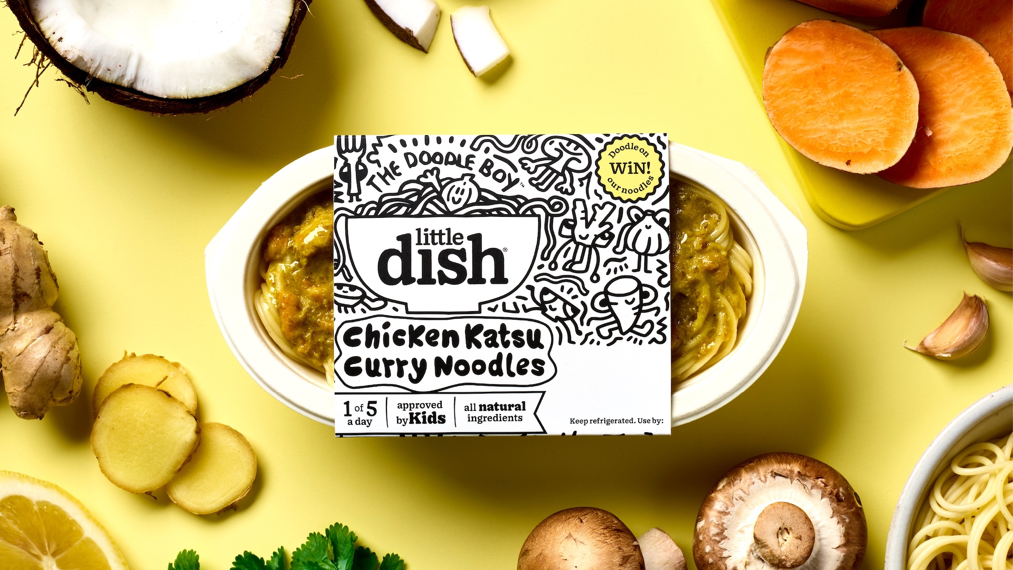 Little Dish Invites Kids to ‘Doodle on our Noodles’ in Limited-Edition Pack with The Doodle Boy