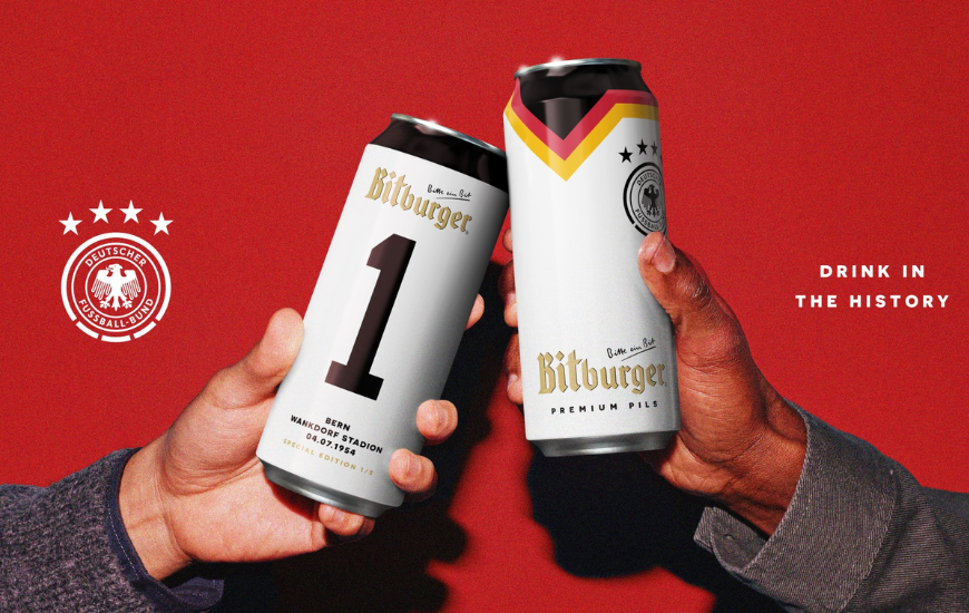 Bitburger Turns Germany’s Football Heritage Into Collectable Packaging