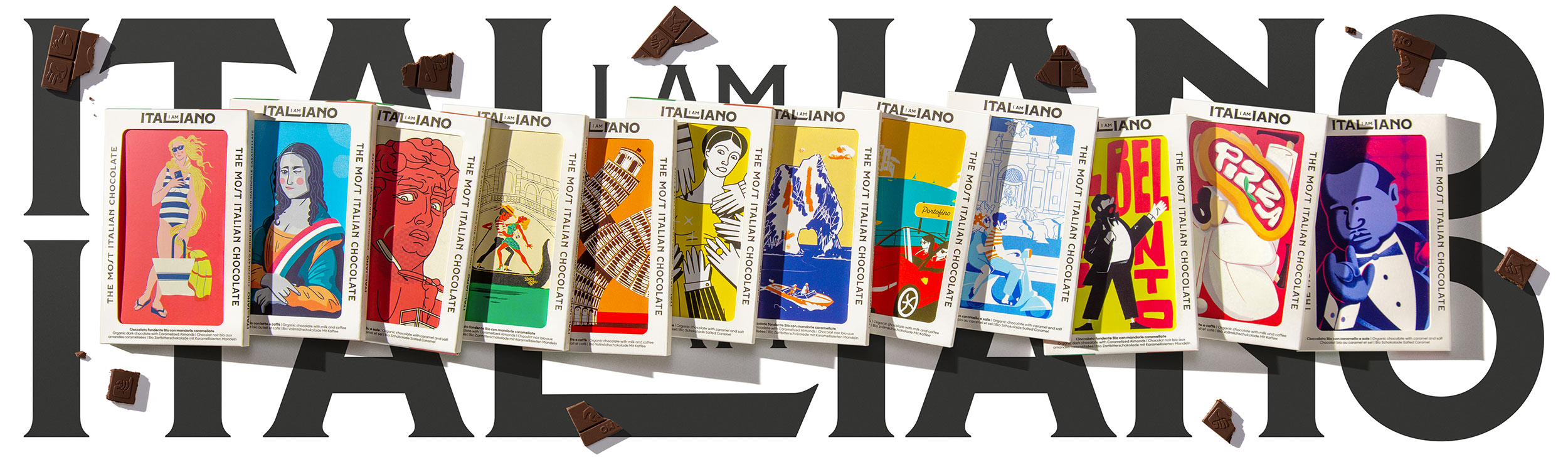 Happycentro Turns Italian Stereotypes into a Premium System for ‘I Am Italiano’ Chocolate