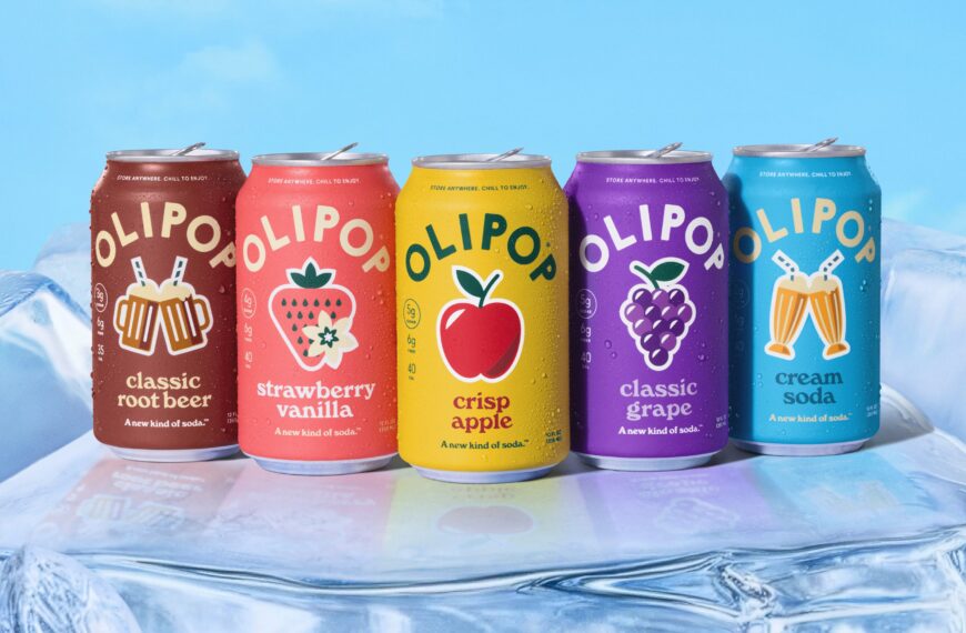 Olipop Launches ‘The Feel Good Soda’ Platform, Complete With a Refreshed Identity and Sonic Signature