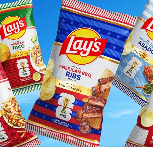 Lay’s Turned Soccer Scarves Into Country-Coded Chip Bags For The World Cup