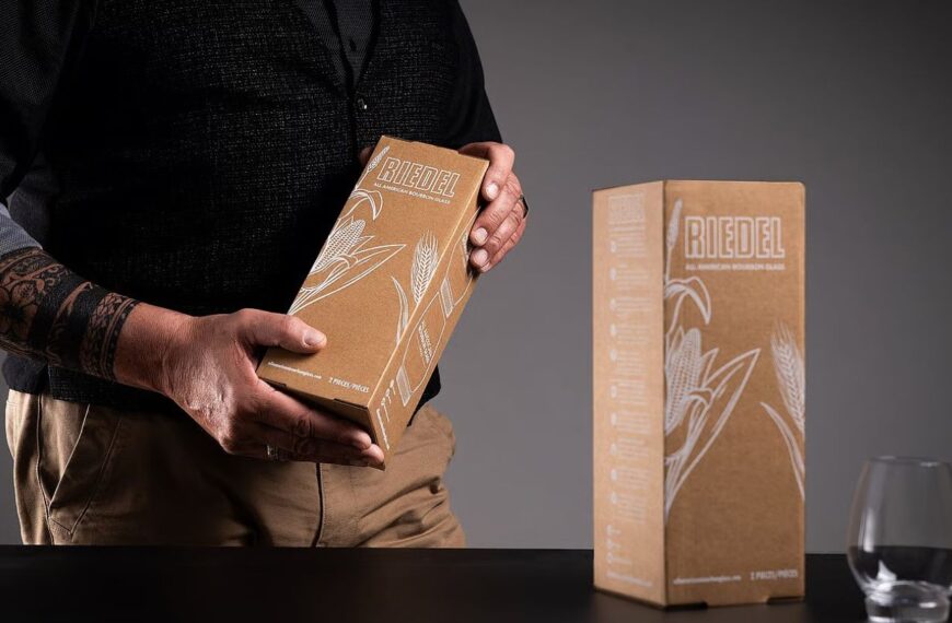 Mondi develops brown kraftliner packaging for Riedel Glas