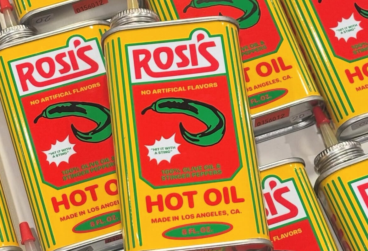 Rosi’s Charms Pizza Lovers Everywhere with its Clever Oil Can Bottle and Retro Pizzeria Look