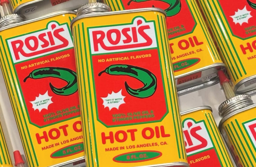 Rosi’s Charms Pizza Lovers Everywhere with its Clever Oil Can Bottle and Retro Pizzeria Look
