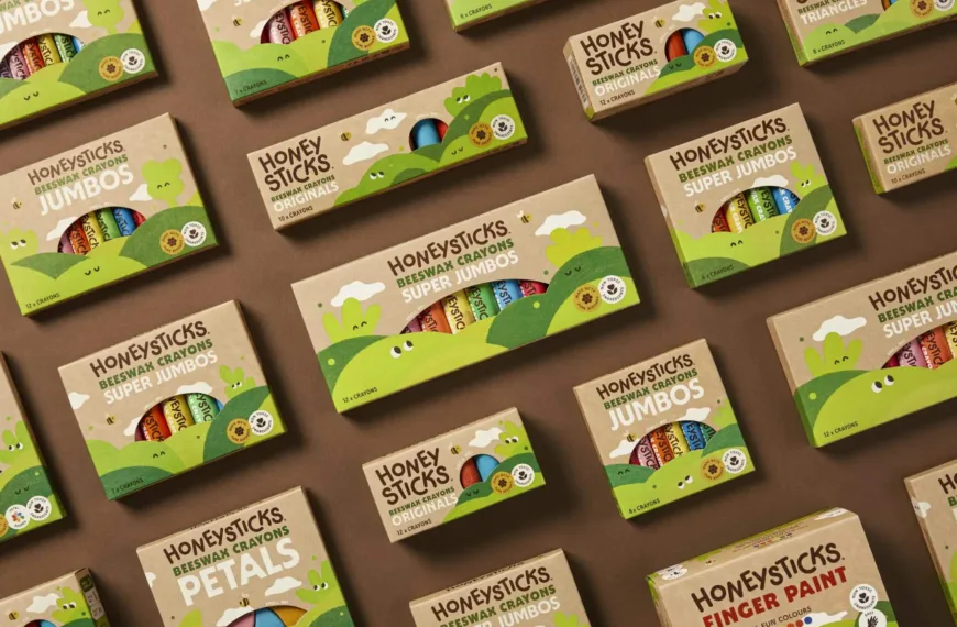 Milk Gives Honeysticks an Award-Winning Rebrand Infused with Joy (Over Toxins)