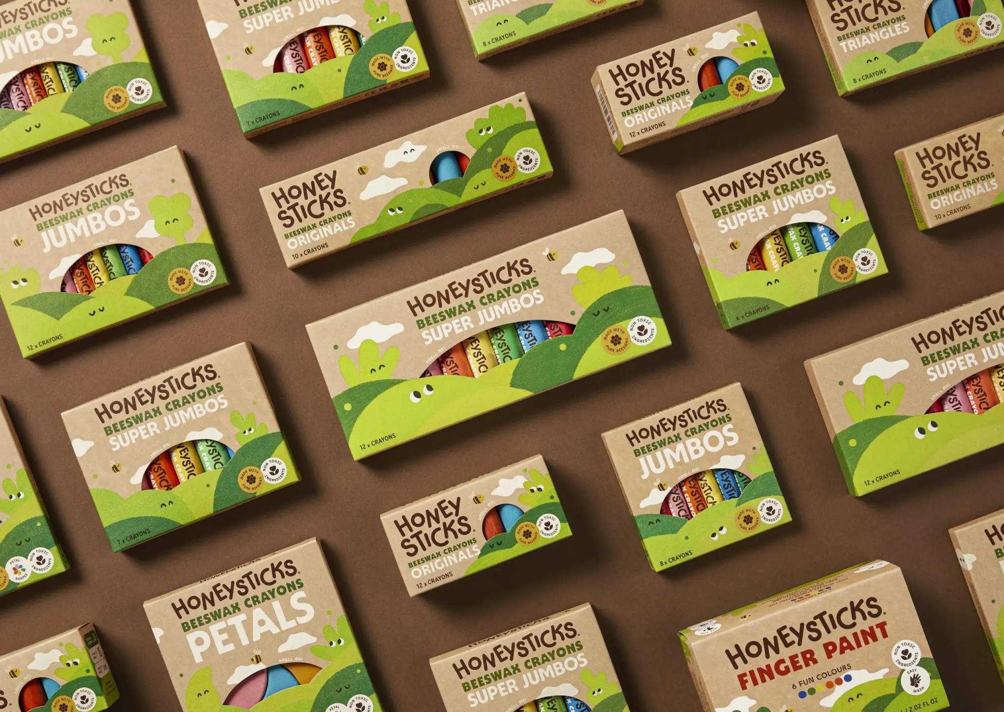 Milk Gives Honeysticks an Award-Winning Rebrand Infused with Joy (Over Toxins)
