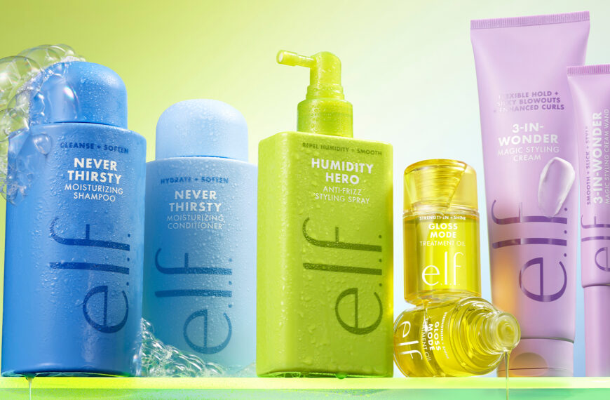 e.l.f. Hair Launches With Pastel-Powered Packaging