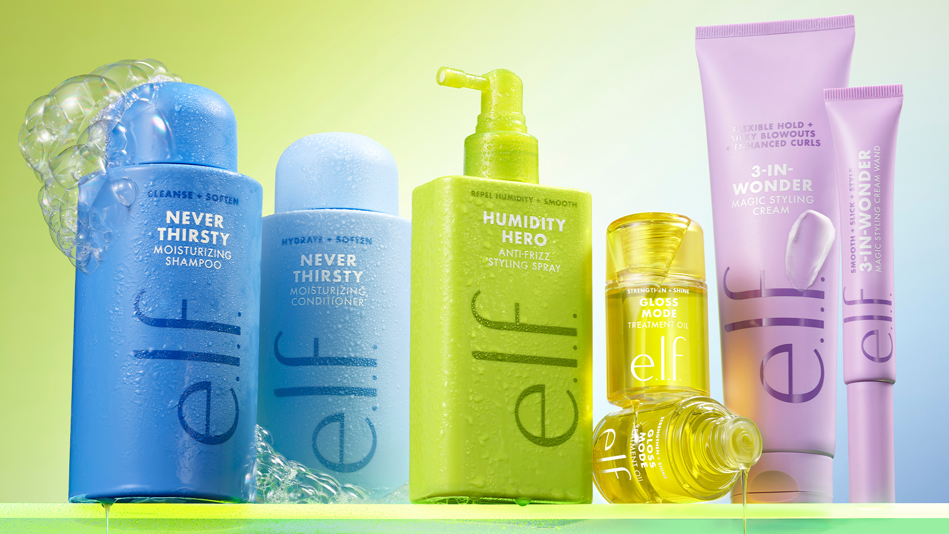 e.l.f. Hair Launches With Pastel-Powered Packaging