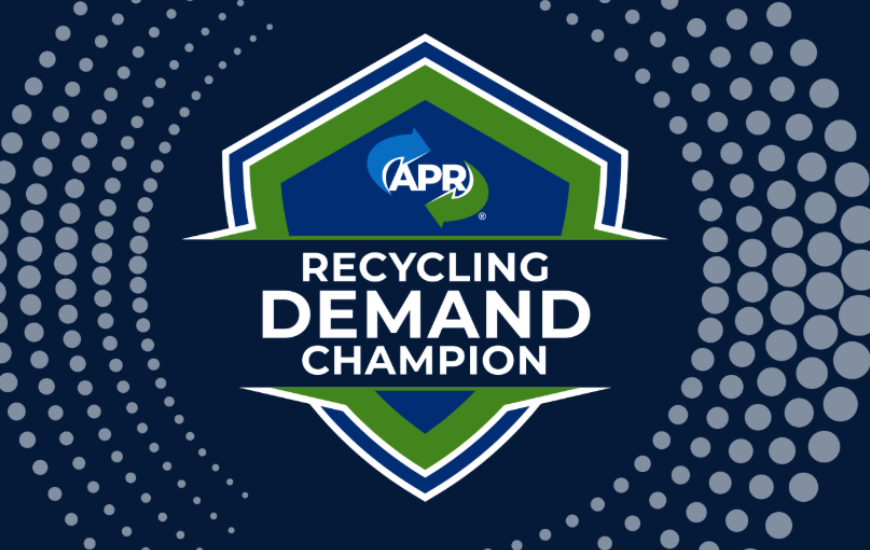 The Association of Plastic Recyclers Announces 10 New Recycling Demand Champions