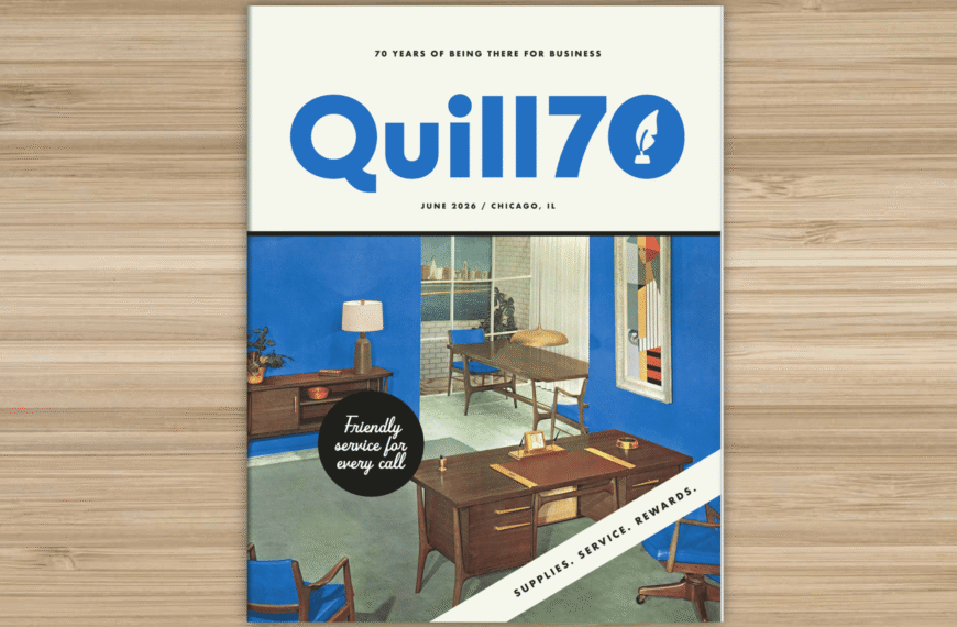 Put Down Your Smartphone and Flip Through Quill’s New Catalog On Your Coffee Break