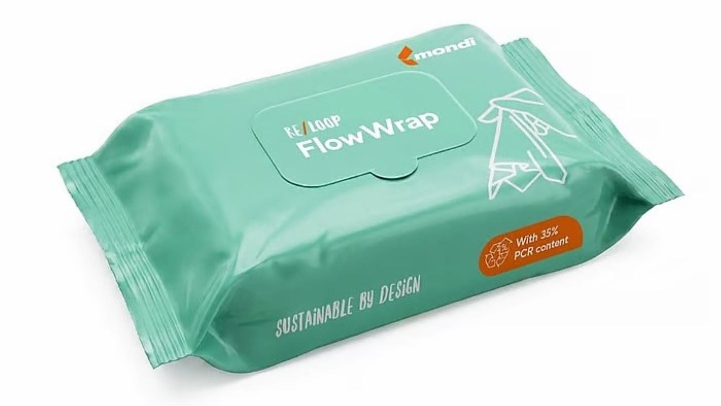 Mondi unveils wipes wrap with recycled plastic