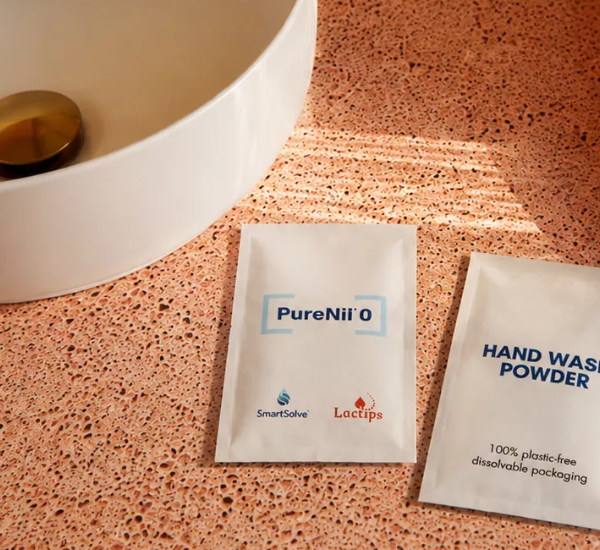 Lactips and SmartSolve unveil water-soluble, microplastic-free packaging