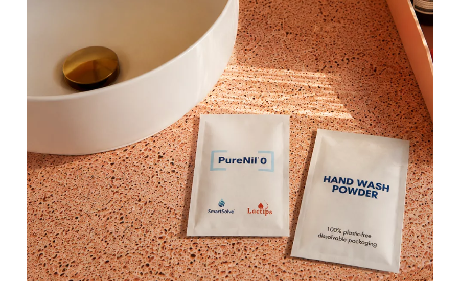 Lactips and SmartSolve unveil water-soluble, microplastic-free packaging